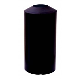 SOLID THUMB INSERT URETHANE BLACK - PACKAGE OF 6