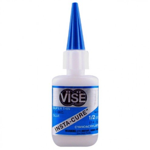 VISE INSTA-CURE 1/2 OZ (BLUE) - dries in 1-3 sec