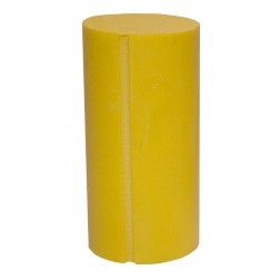 SOLID THUMB INSERT VINYL YELLOW - PACKAGE OF 6