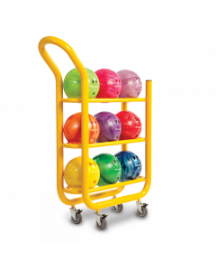 PKG-BALL CART 3-TIER YELLOW