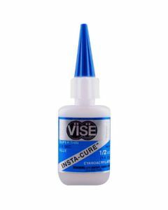 VISE INSTA-CURE 1/2 OZ (BLUE) - dries in 1-3 sec